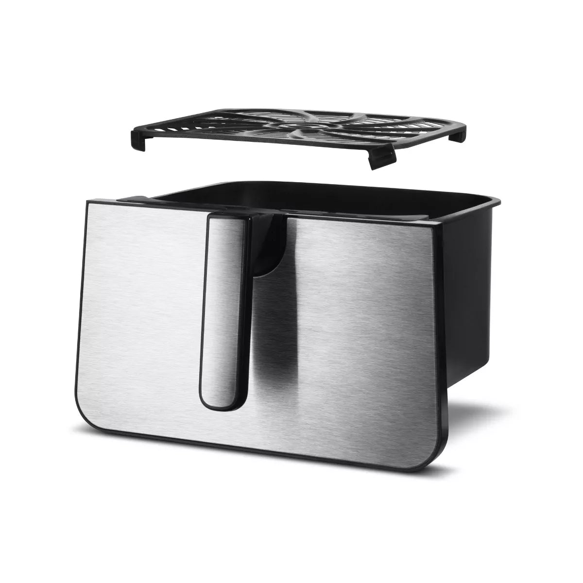 Gourmia 8Qt Digital Air Fryer, with 12 One-Touch Functions & Guided Cooking - Stainless Steel: Kitchen Appliance