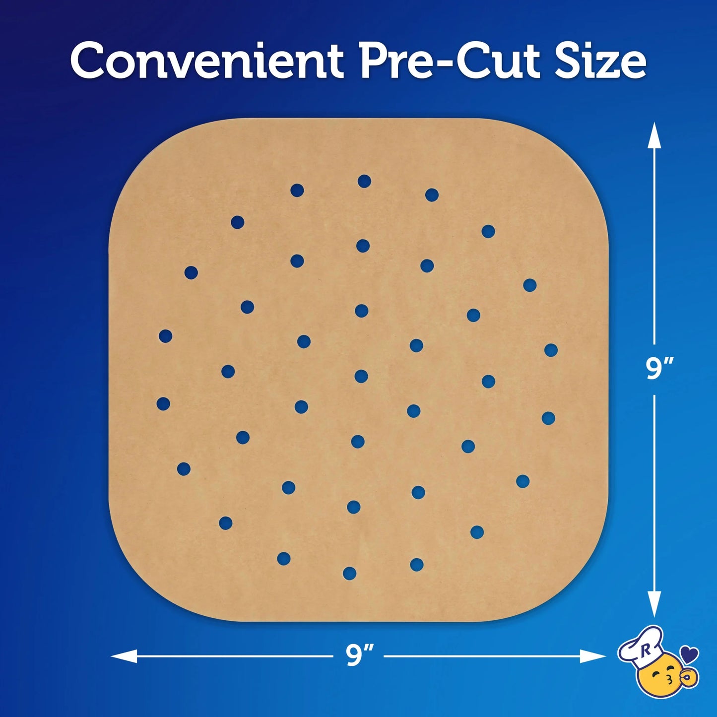 (3 Pack) Parchment Paper Air Fryer Liners, 50 Count