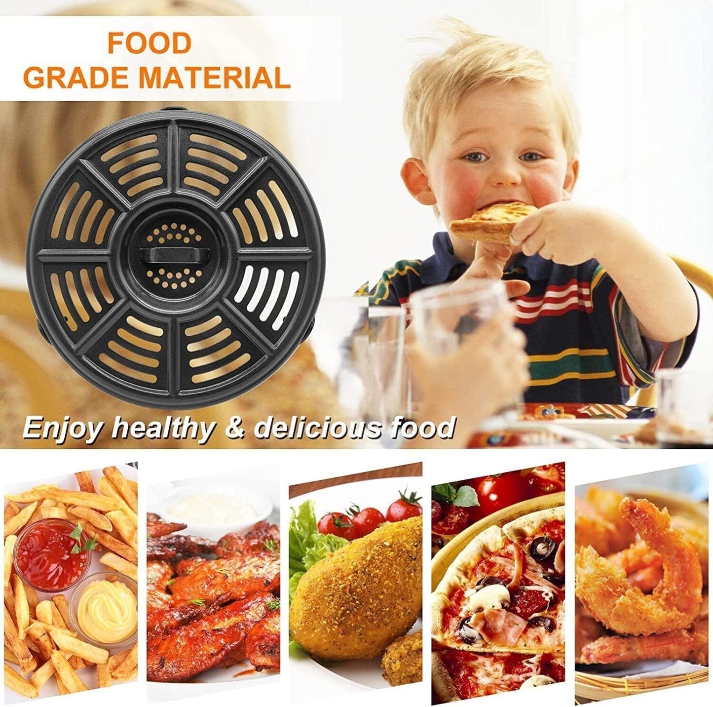 HEISENLIN Air Fryer Replacement Parts Crisper Plate for Ninja Air Fryers Foodi