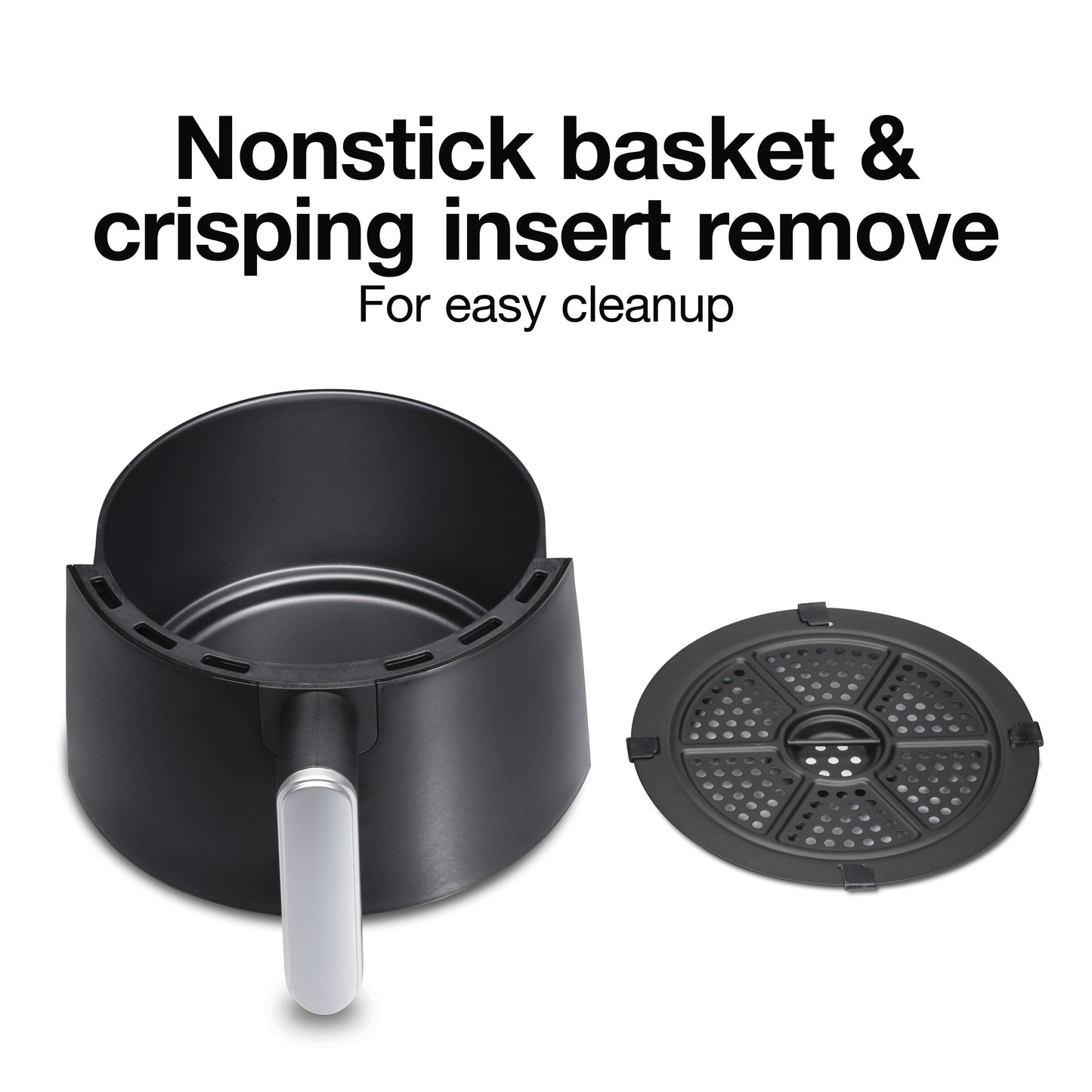 Air Fryer, 3.7 Quart Capacity, Black, 35056
