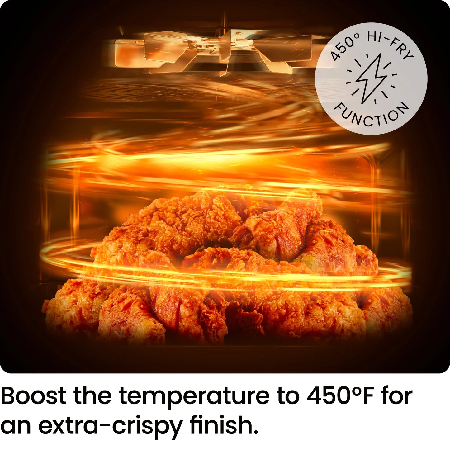 Exactemp 5 Qt. Digital Air Fryer with Temperature Probe - Stainless Steel, New