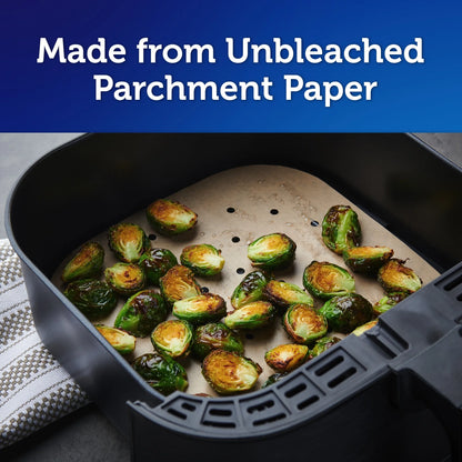 (3 Pack)  Parchment Paper Air Fryer Liners, 50 Count
