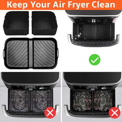 Air Fryer Silicone Liners for Ninja Dz071 7 Qt/Instant 9 Flexbasket Airfryer 3