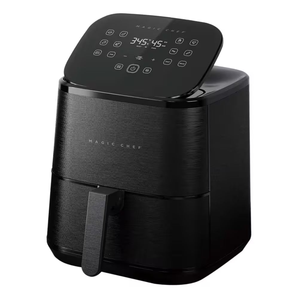5.8 Qt. Panel Air Fryer, in Black
