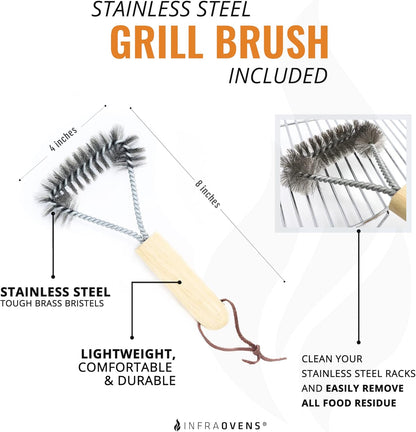 Cosori, Chefman, Philips, Dash, Emeril Lagasse, Bella, Comfee, Nuwave Air Fryer Accessories - Rack, Guides, Liners & Cleaner Brush