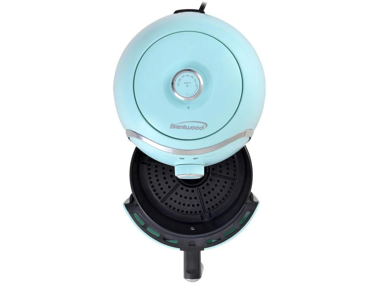 Appliances AF-202BL 2-Quart 1,200-Watt Electric Air Fryer with Timer and Temperature Control (Blue)