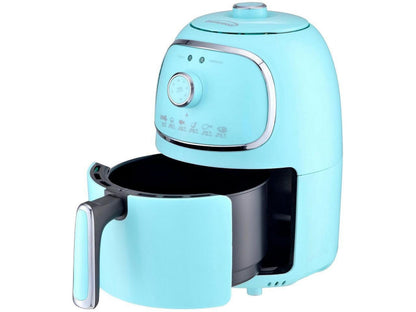 Appliances AF-202BL 2-Quart 1,200-Watt Electric Air Fryer with Timer and Temperature Control (Blue)