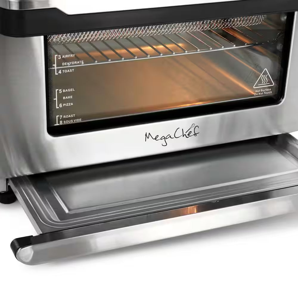 Multifunction 26 Qt. Air Fryer Toaster Oven with 21 Presets
