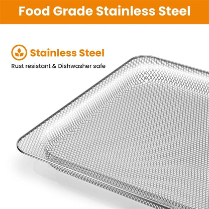 Replacement Air Fryer Basket for Ninja Foodi SP101 Air Fry Oven, Stainless Steel Air Fryer Accessories for Ninja Foodi SP100, SP101B1, SP101C