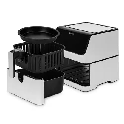 Pro XL II Smart 5.8 Qt. White Digital Air Fryer with Pizza Pan
