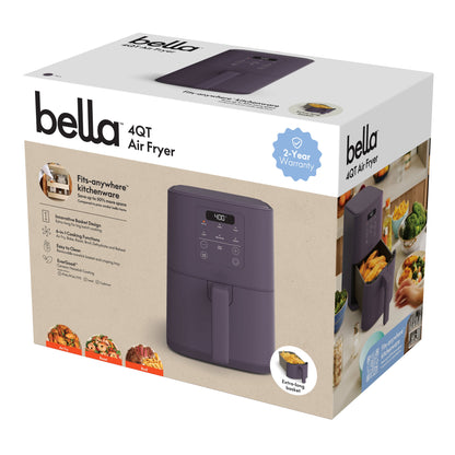 4Qt Slim Air Fryer, Plum