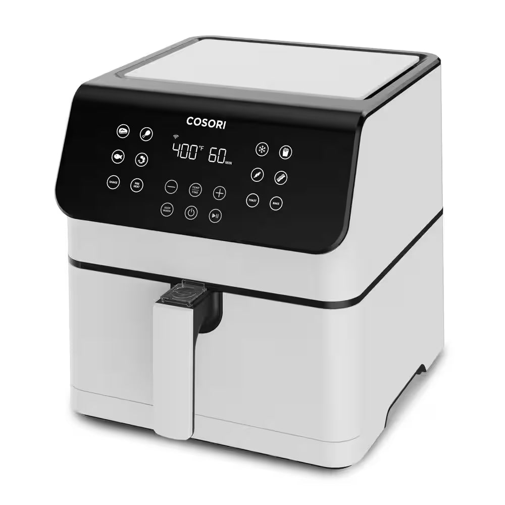 Pro XL II Smart 5.8 Qt. White Digital Air Fryer with Pizza Pan
