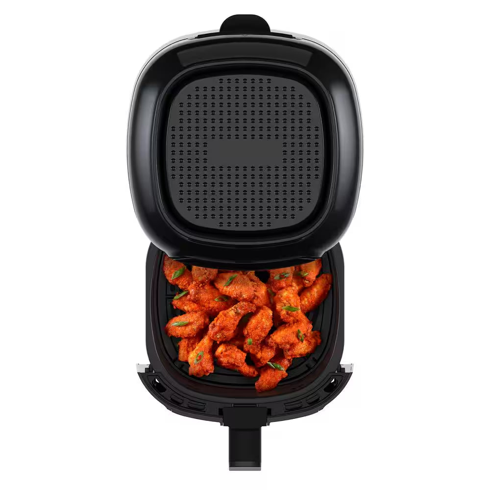 6 Qt. Black Air Fryer with Digital Touch Control