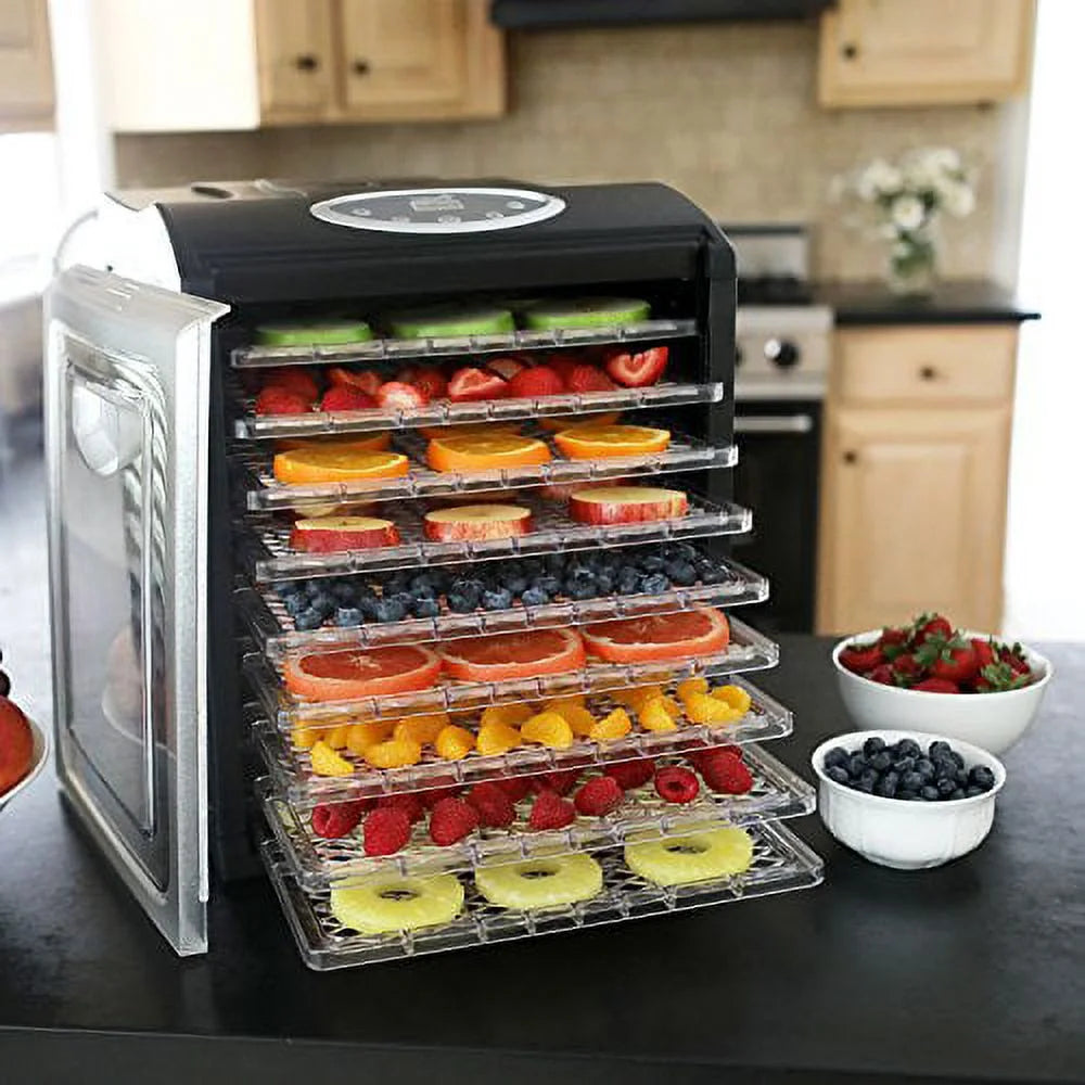9 Tray Premium Digital Electric Food Dehydrator Machine - 600W