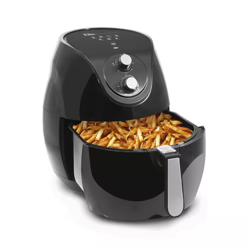 Elite Platinum 6.5 Qt. Air Fryer-Black