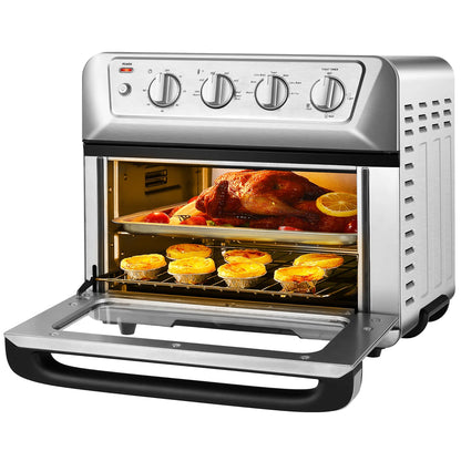 21.5QT Air Fryer Toaster Oven 1800W Countertop Convection Oven W/ Recipe