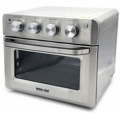 Do-It-All 20 Liter Convection Air Fryer Toaster Broiler Oven in Silver