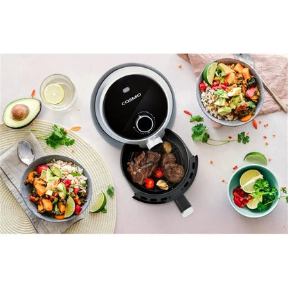2.3 Quart Electric Air Fryer with Temperature Control, Timer, Auto Shut-Off, Non-Stick Tray, 1000W