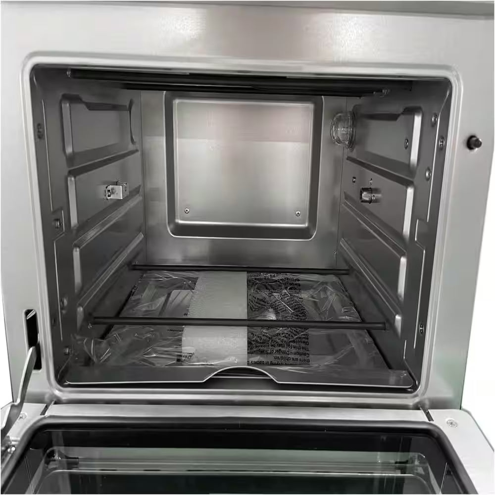0.93 Cu.Ft Stainless 5-In-1 Air Fryer, Convection Oven, Pizza Oven, Grill, and Dehydrator with 360 Air Circulation