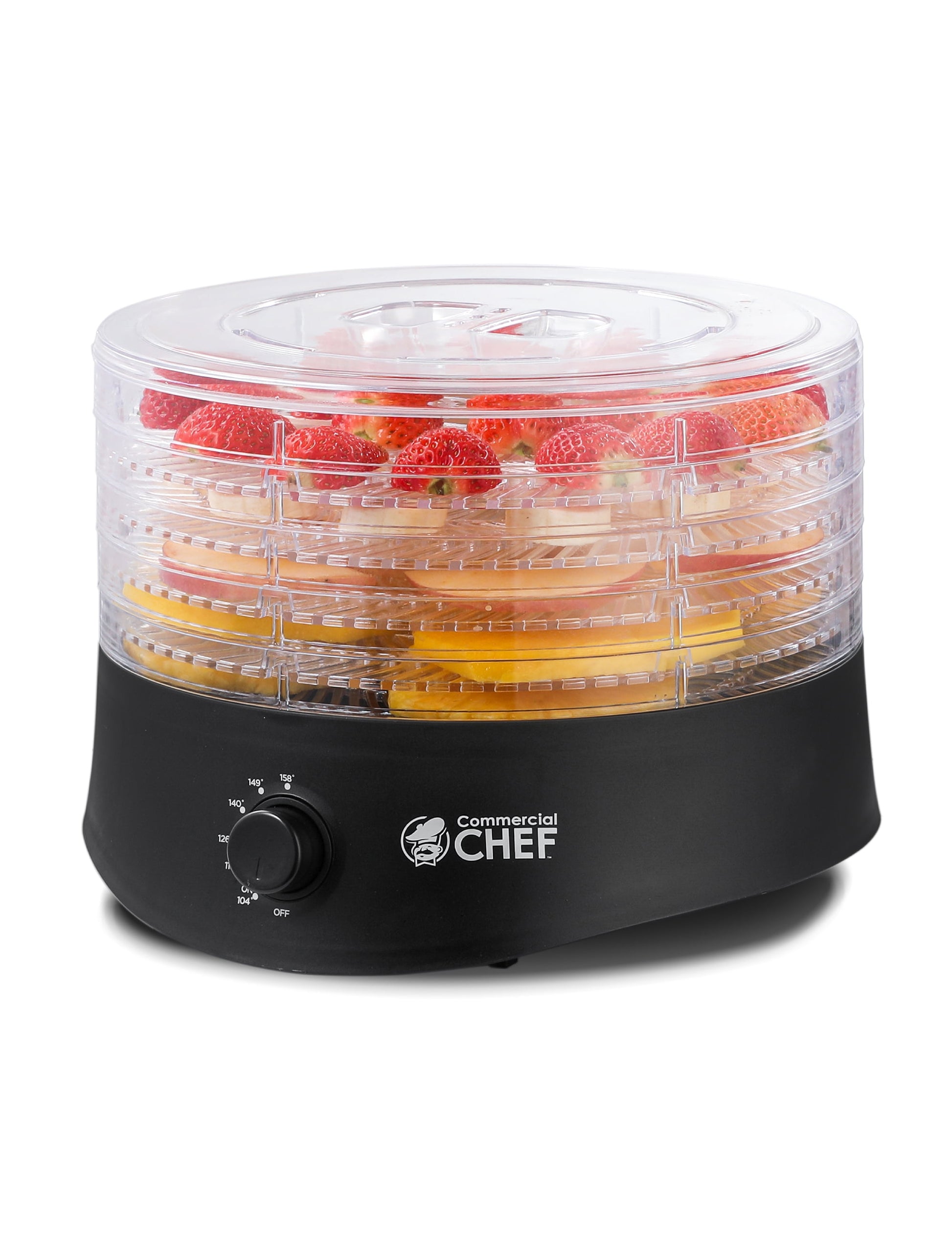 Food Dehydrator, Dehydrator with 5 Drying Racks, Black