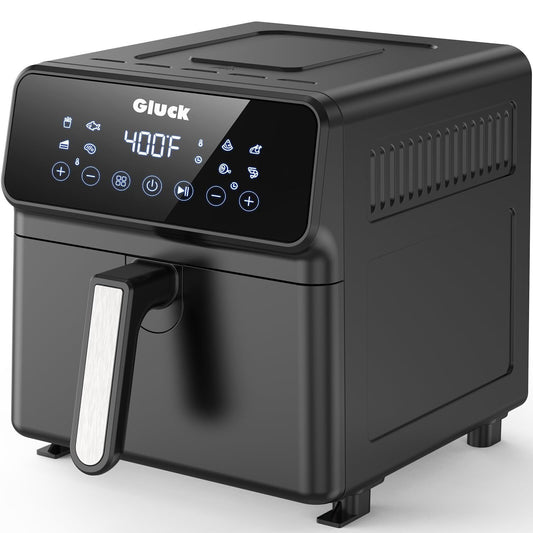 Air Fryer 6 Quart, Non-Toxic Airfryer with All Metal Inside, 1500W Large Air ...