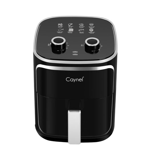 Air Fryer Oven Oil Free Nonstick Cooker with 8 Cook Presets, Detachable Double Basket - 5QT