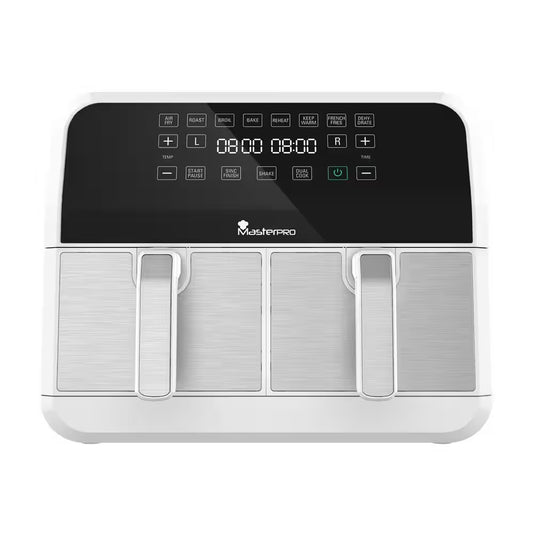 8.4 Qt. White Dual Basket Air Fryer