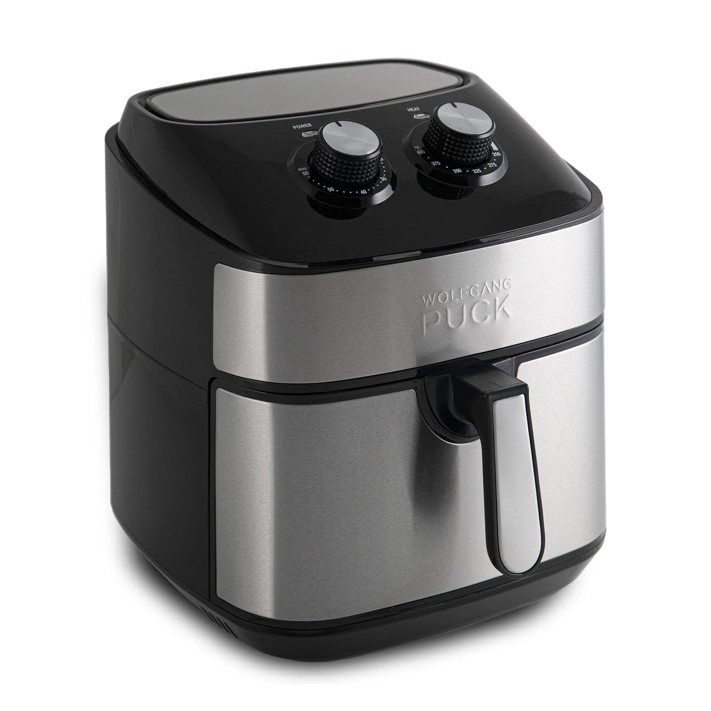 310Oz Stainless Steel Air Fryer, Large Single Basket Design, Simple Dial Controls