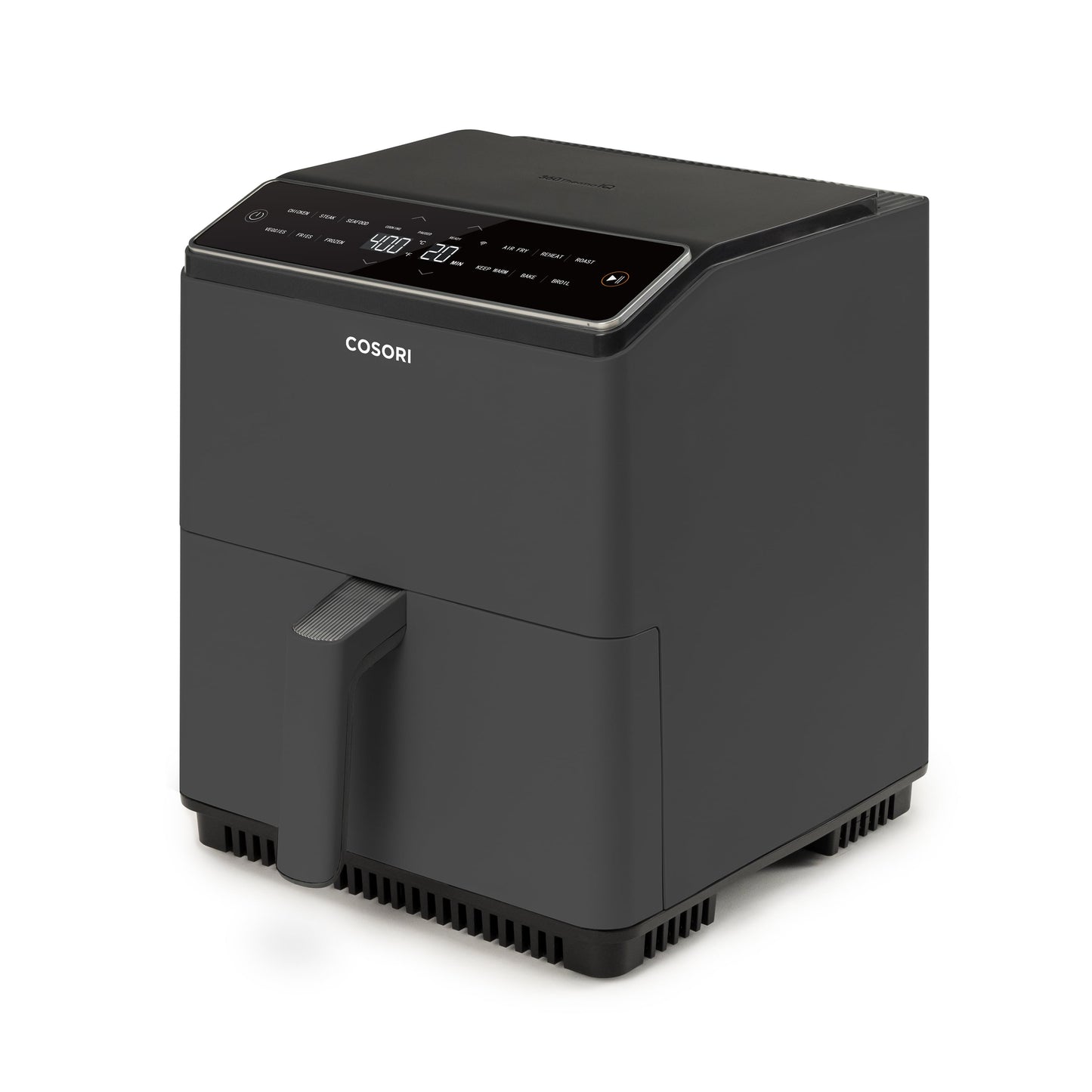Dual Blaze 6.8Qt Ceramic Coating Smart Air Fryer - Dark Gray