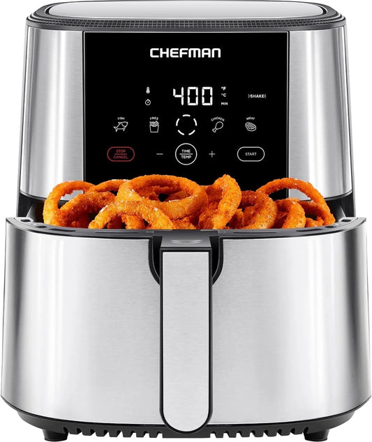 Turbofry Touch XL 8 Qt. Air Fryer with Digital Controls - Stainless Steel, New