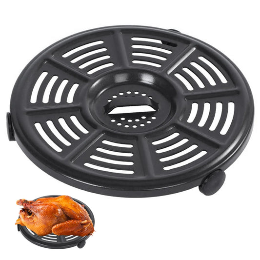 Air Fryer Accessories for Ninja AF101 AF161 AF150 Air Fryer, 8.2'' round Food Grade Air Fryer Grill Pan Grill Plate Crisper Plate Replacement Parts Tray Rack Compatible Ninja Foodie Pressure Cooker