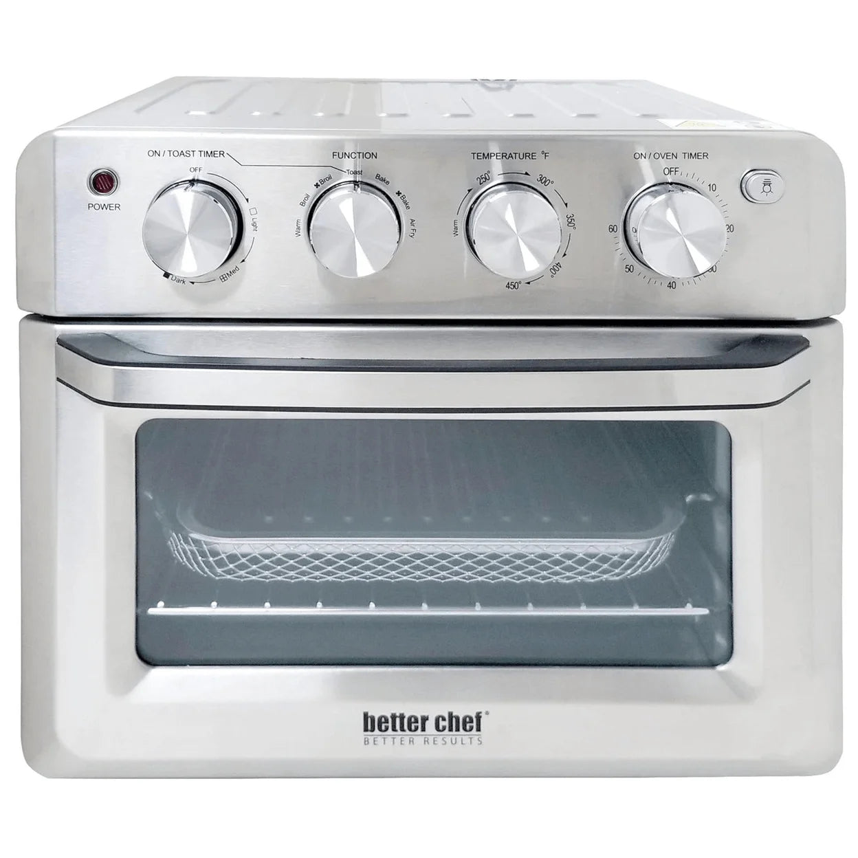 Do-It-All 20 Liter Convection Air Fryer Toaster Broiler Oven in Silver
