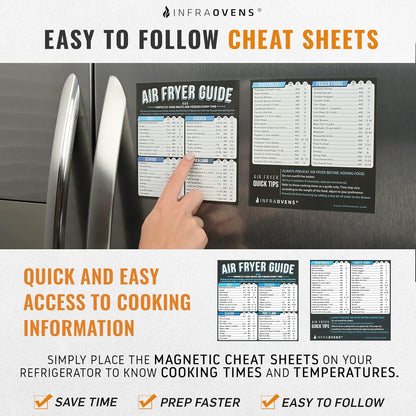 Cosori, Chefman, Philips, Dash, Emeril Lagasse, Bella, Comfee, Nuwave Air Fryer Accessories - Rack, Guides, Liners & Cleaner Brush