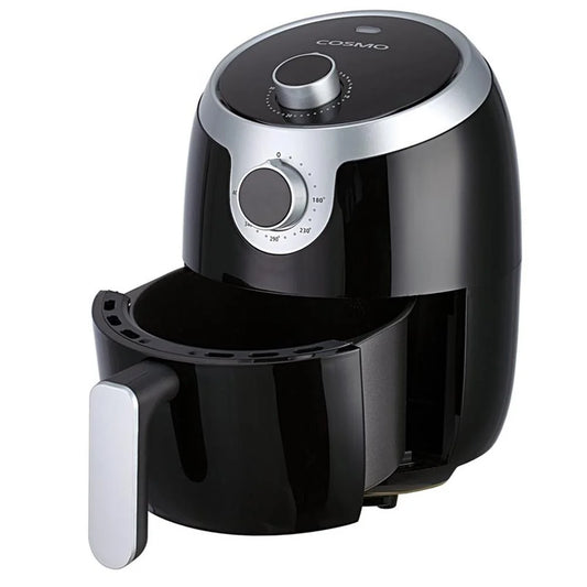 2.3 Quart Electric Air Fryer with Temperature Control, Timer, Auto Shut-Off, Non-Stick Tray, 1000W