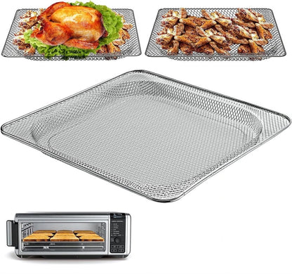 Replacement Air Fryer Basket for Ninja Foodi SP101 Air Fry Oven, Stainless Steel Air Fryer Accessories for Ninja Foodi SP100, SP101B1, SP101C
